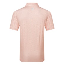 FootJoy Citrus Print Lisle pánské polo, oranžovo/světle zelené