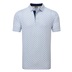FootJoy Figure Print Lisle pánské polo, bílo/tmavě modré