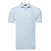 FootJoy Etched Texture Print Lisle pánské polo, modré