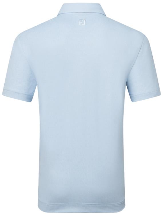 FootJoy Etched Texture Print Lisle pánské polo, modré