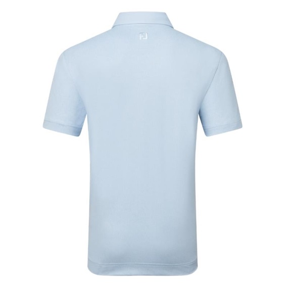 FootJoy Etched Texture Print Lisle pánské polo, modré
