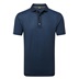 FootJoy Etched Texture Print Lisle pánské polo, tmavě modré