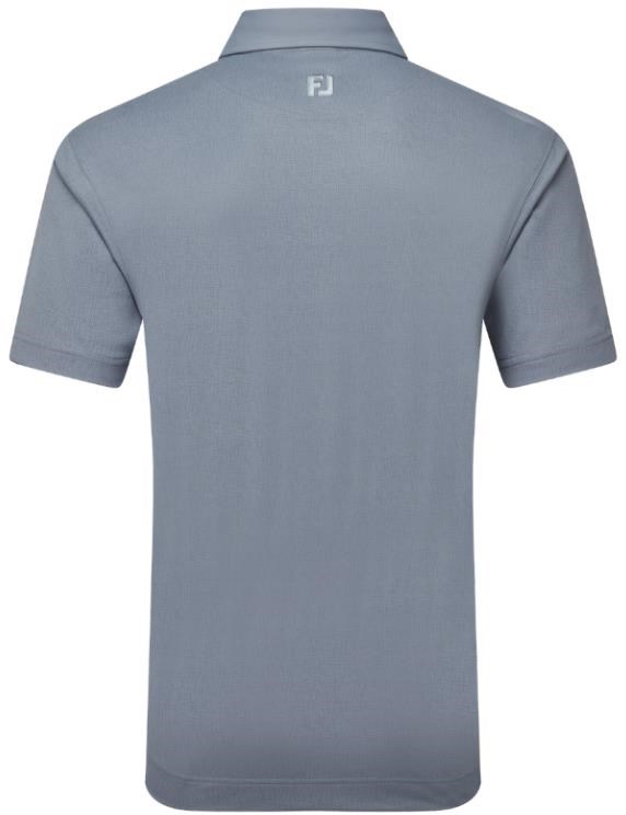 FootJoy Etched Texture Print Lisle pánské polo, šedé