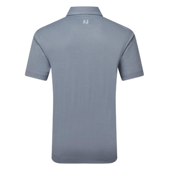 FootJoy Etched Texture Print Lisle pánské polo, šedé