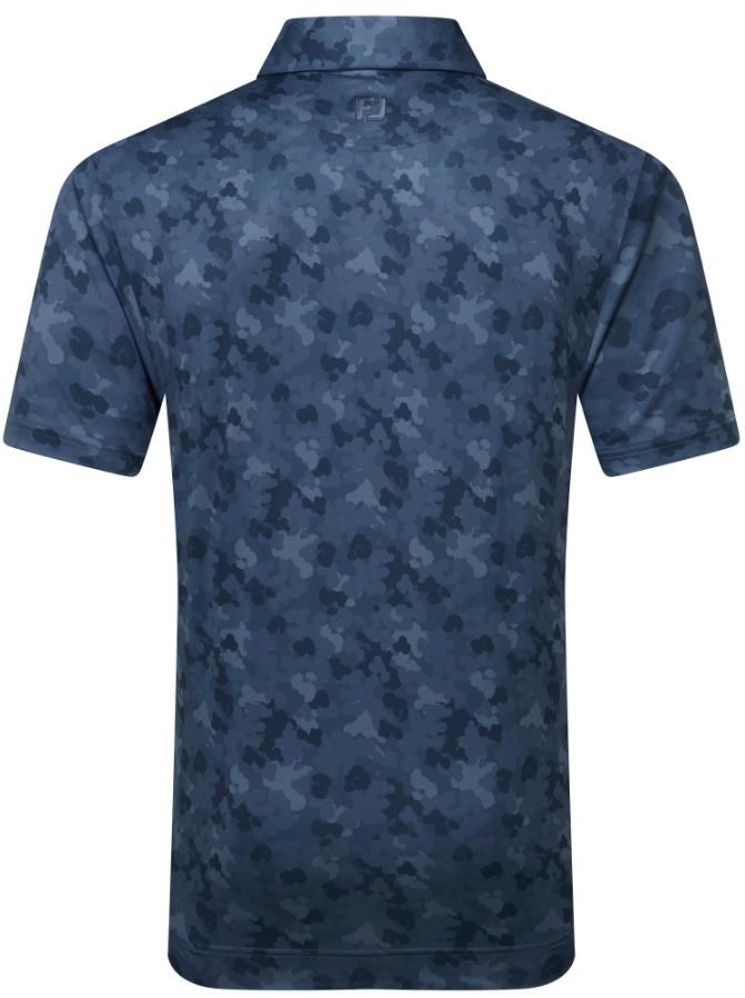 FootJoy Pop Camo Lisle pánské polo, tmavě modré