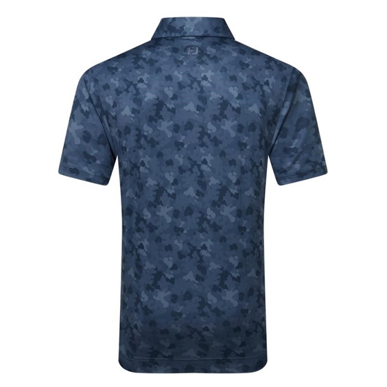 FootJoy Pop Camo Lisle pánské polo, tmavě modré