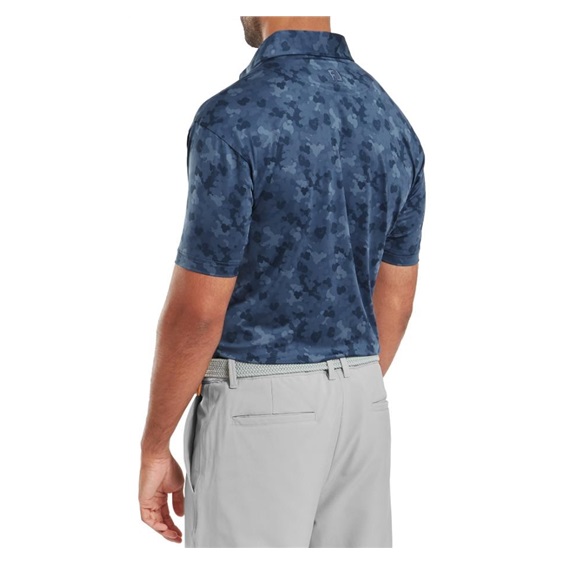 FootJoy Pop Camo Lisle pánské polo, tmavě modré