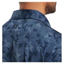 FootJoy Pop Camo Lisle pánské polo, tmavě modré