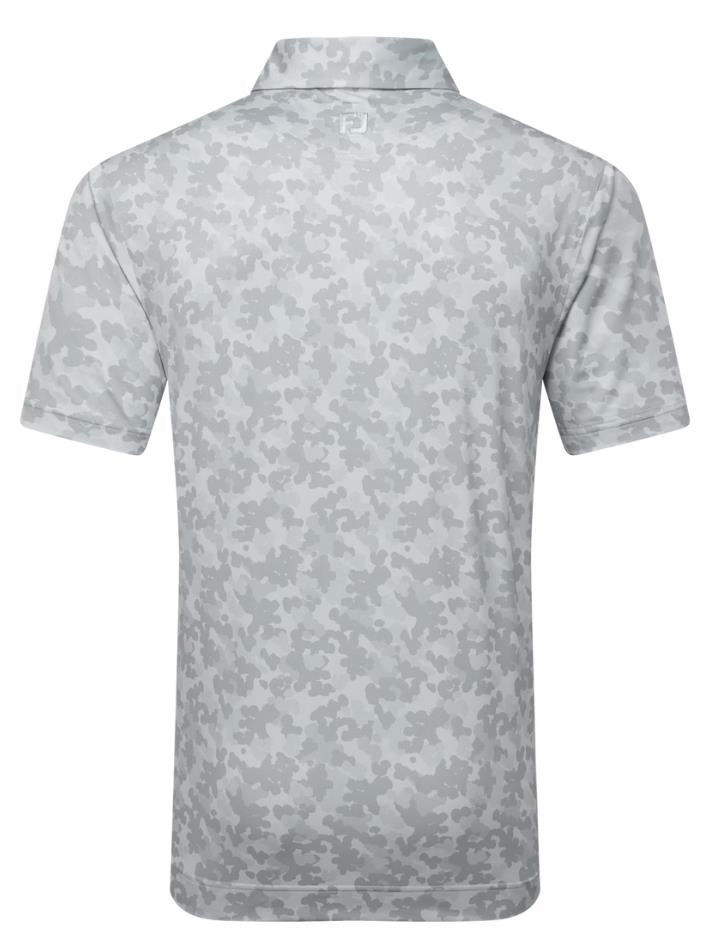 FootJoy Pop Camo Lisle pánské polo, šedé
