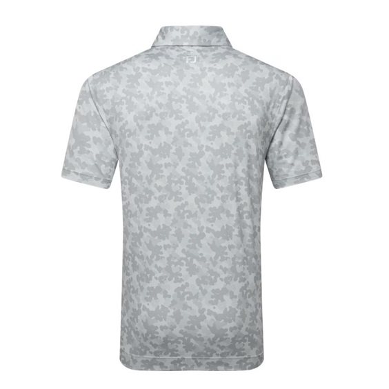 FootJoy Pop Camo Lisle pánské polo, šedé