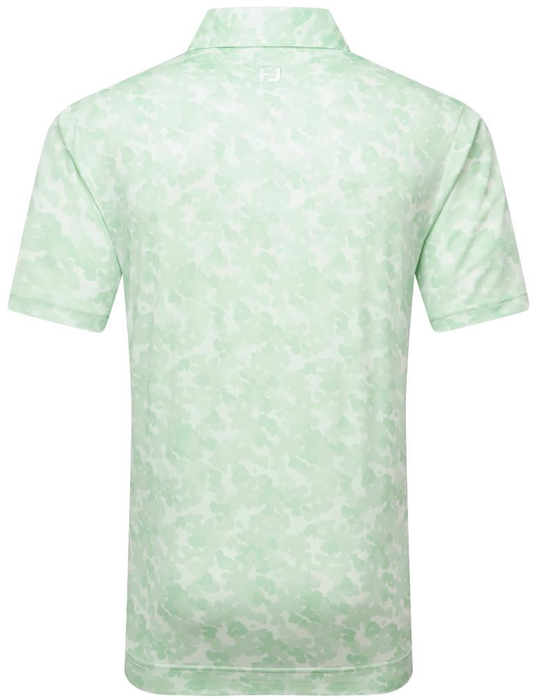 FootJoy Pop Camo Lisle pánské polo, pistachio
