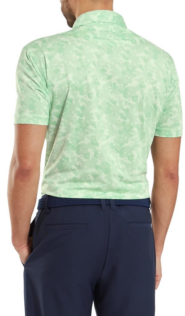 FootJoy Pop Camo Lisle pánské polo, pistachio