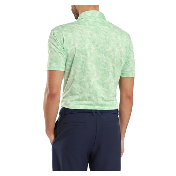 FootJoy Pop Camo Lisle pánské polo, pistachio
