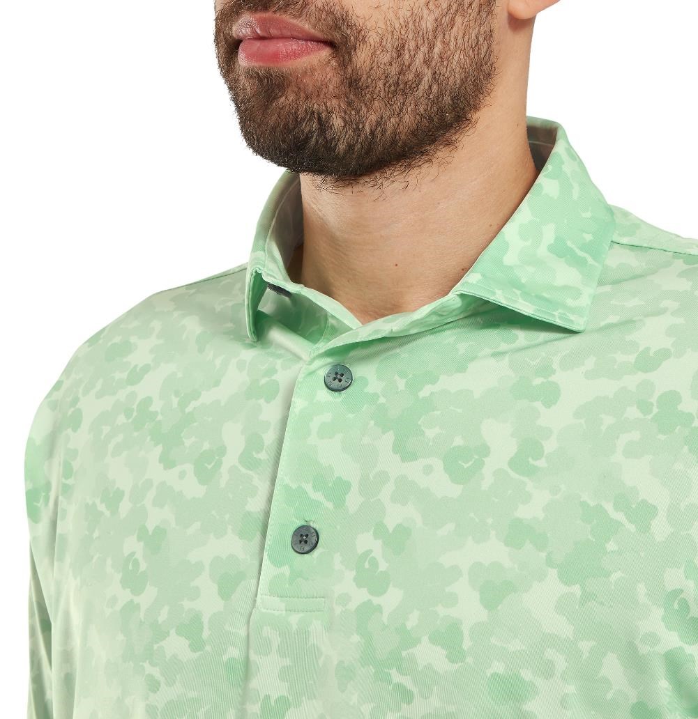 FootJoy Pop Camo Lisle pánské polo, pistachio