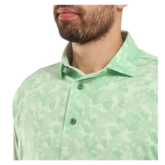 FootJoy Pop Camo Lisle pánské polo, pistachio