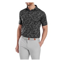 FootJoy Pop Camo Lisle pánské polo, černé