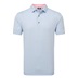 FootJoy Flower Bud Foulard Lisle pánské polo, světle modré