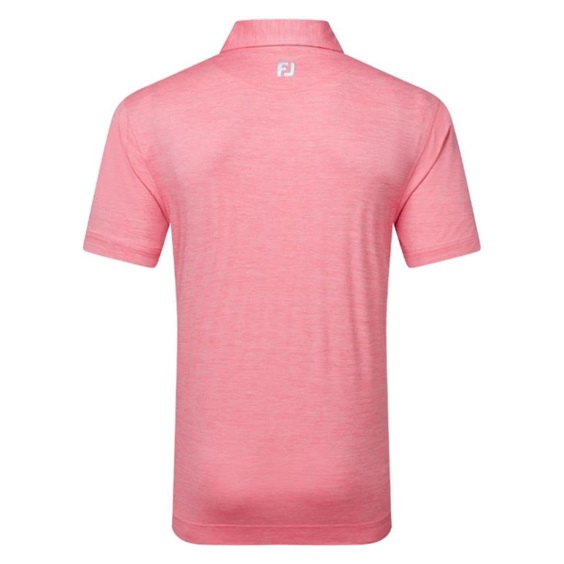 FootJoy Heather Lisle with Trim pánské polo, růžové