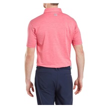 FootJoy Heather Lisle with Trim pánské polo, růžové