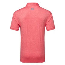 FootJoy Heather Lisle with Trim pánské polo, hibiscus