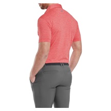 FootJoy Heather Lisle with Trim pánské polo, hibiscus