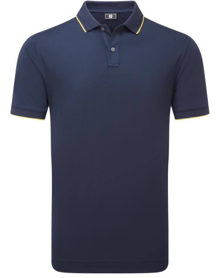FootJoy Tipped Pique pánské polo, tmavě modré