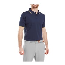 FootJoy Tipped Pique pánské polo, tmavě modré