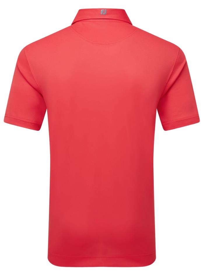 FootJoy Stretch Pique Solid pánské polo, hibiscus