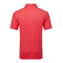 FootJoy Stretch Pique Solid pánské polo, hibiscus