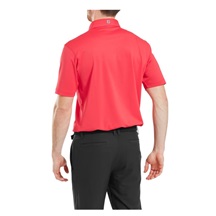 FootJoy Stretch Pique Solid pánské polo, hibiscus