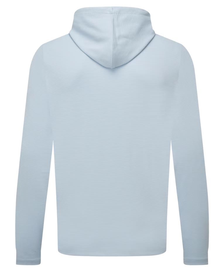 FootJoy Ottoman Jacquard Hoodie pánská mikina, skyway
