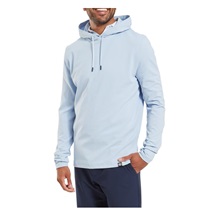 FootJoy Ottoman Jacquard Hoodie pánská mikina, skyway