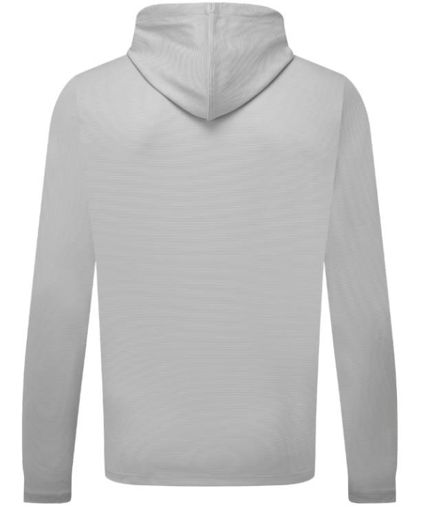FootJoy Ottoman Jacquard Hoodie pánská mikina, šedá