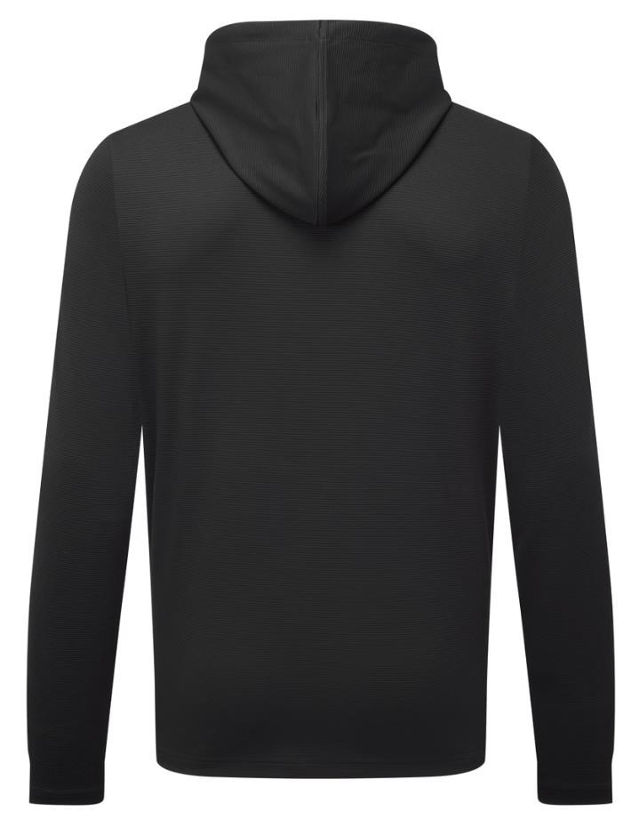FootJoy Ottoman Jacquard Hoodie pánská mikina, černá