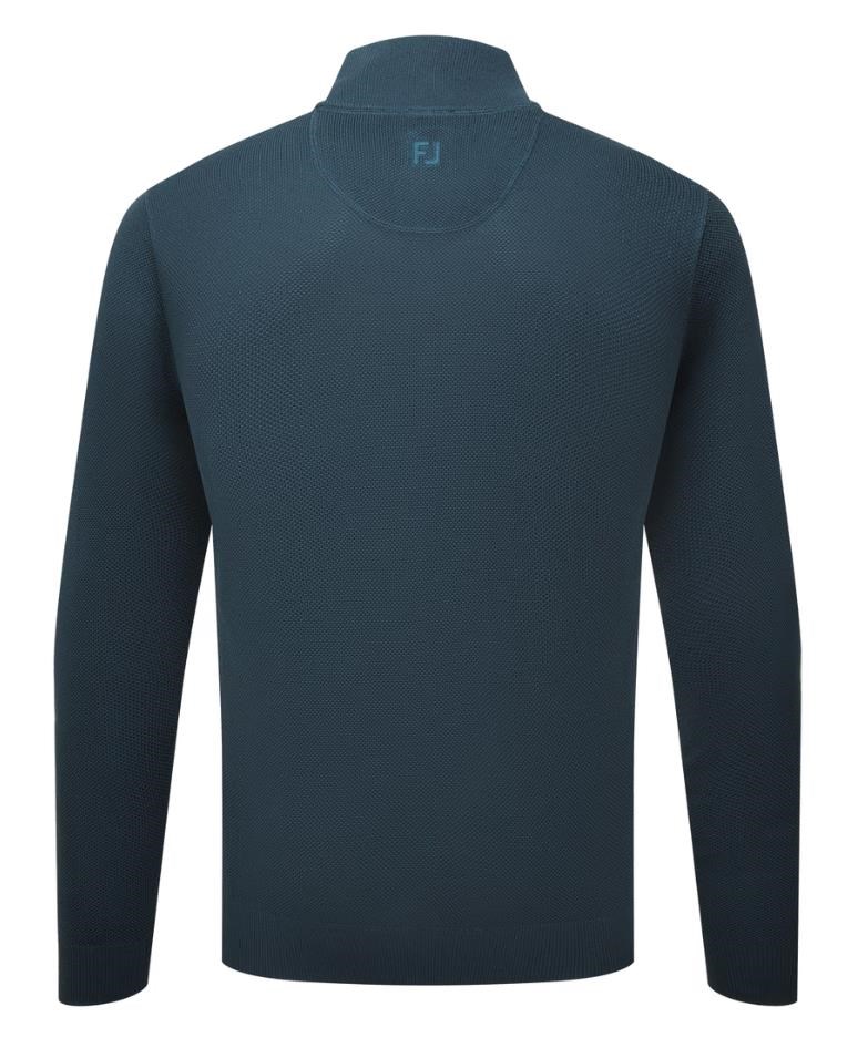 FootJoy Drirelease Button Placket pánský svetr, dark denim