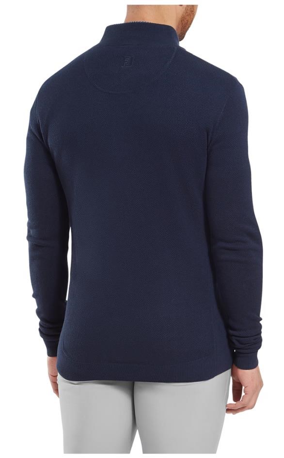 FootJoy Drirelease Button Placket pánský svetr, dark denim