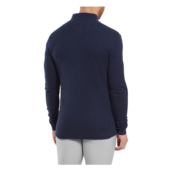 FootJoy Drirelease Button Placket pánský svetr, dark denim