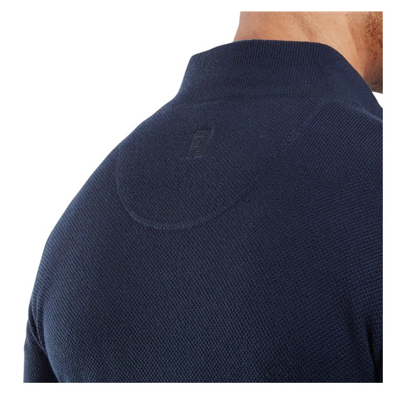 FootJoy Drirelease Button Placket pánský svetr, dark denim