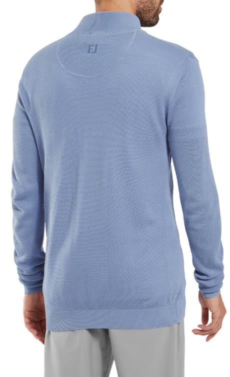 FootJoy Drirelease Button Placket pánský svetr, modrý