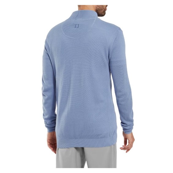 FootJoy Drirelease Button Placket pánský svetr, modrý
