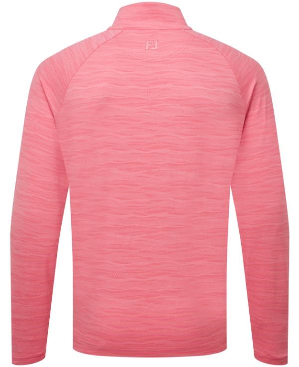 FootJoy Wave Jacquard Chill-Out pánská mikina, růžová