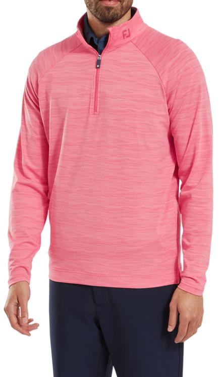 FootJoy Wave Jacquard Chill-Out pánská mikina, růžová
