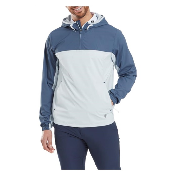 FootJoy TempoSeries Hoodie pánská bunda, dark denim/skyway