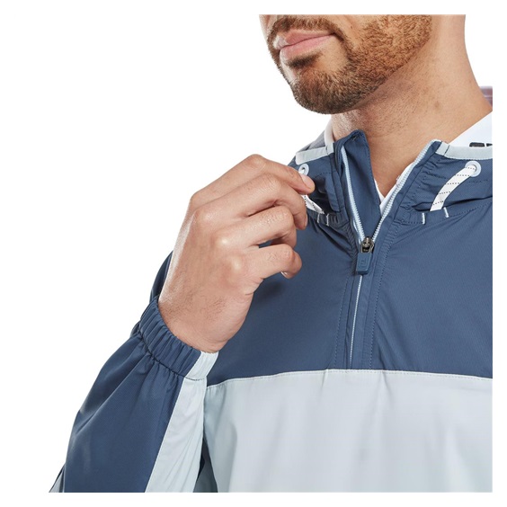 FootJoy TempoSeries Hoodie pánská bunda, dark denim/skyway