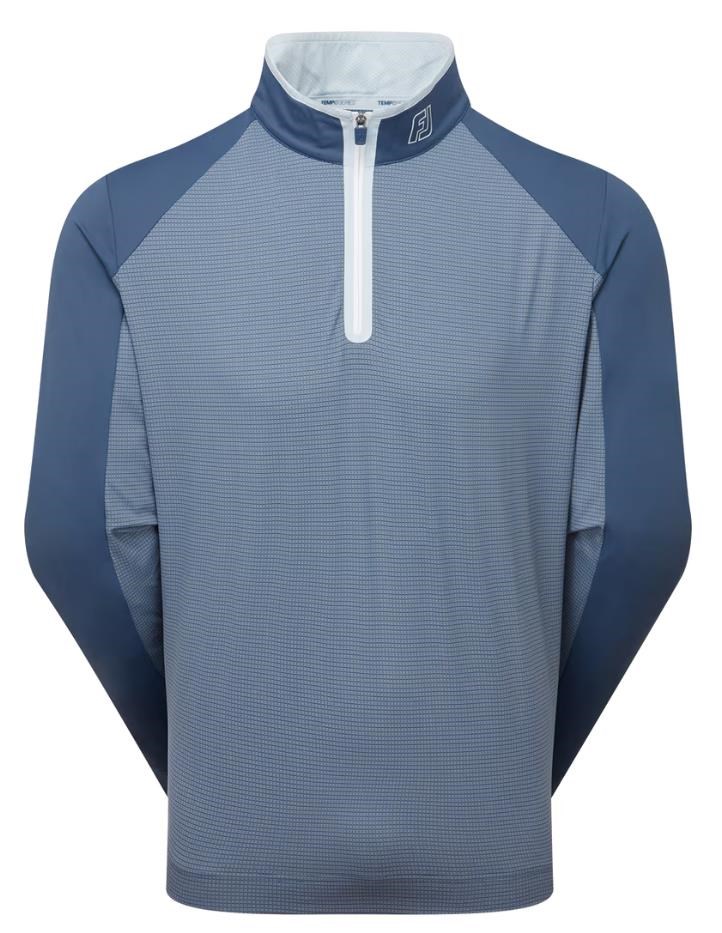 FootJoy TempoSeries Mixed Texture Chill-Out pánská mikina, tmavě modrá