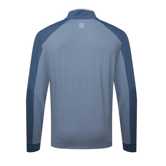 FootJoy TempoSeries Mixed Texture Chill-Out pánská mikina, tmavě modrá
