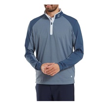 FootJoy TempoSeries Mixed Texture Chill-Out pánská mikina, tmavě modrá