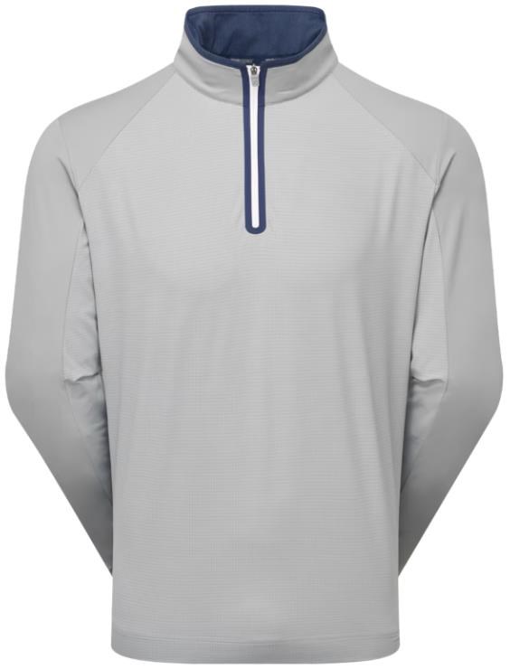 FootJoy TempoSeries Mixed Texture Chill-Out pánská mikina, šedá