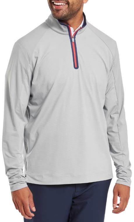 FootJoy TempoSeries Mixed Texture Chill-Out pánská mikina, šedá