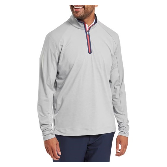 FootJoy TempoSeries Mixed Texture Chill-Out pánská mikina, šedá